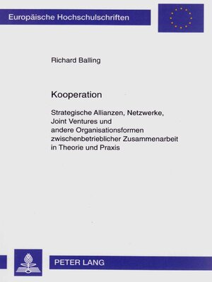 cover image of Kooperation
